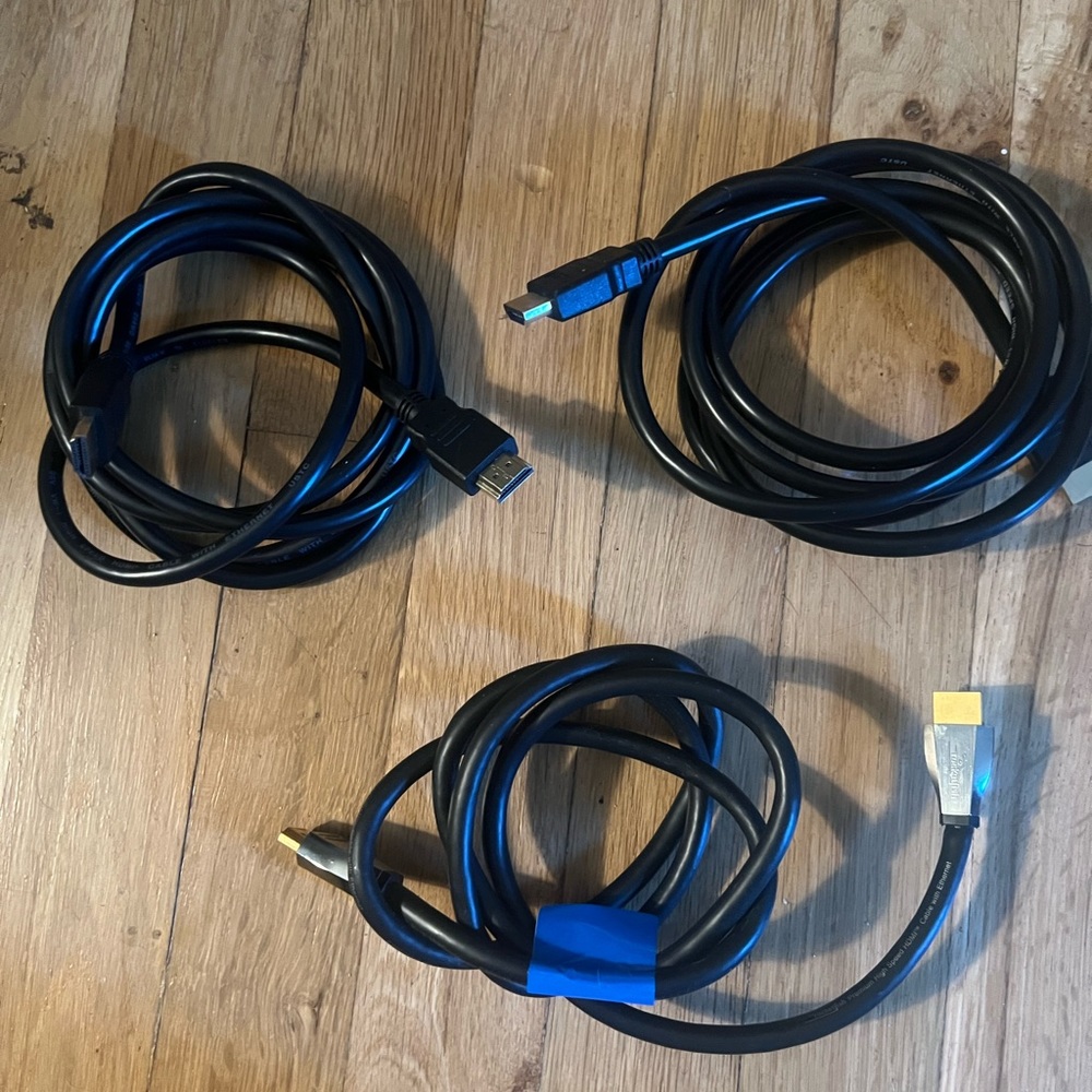 New!!!HDMI cable(Rocketfish). 2 slightly used cables